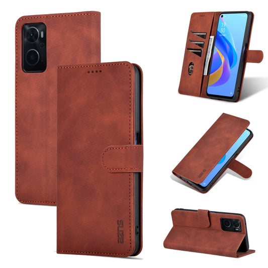 AZNS Skin Feel Calf Texture Flip Leather Phone Case, For OPPO K10 4G / A96 4G / Realme 9i