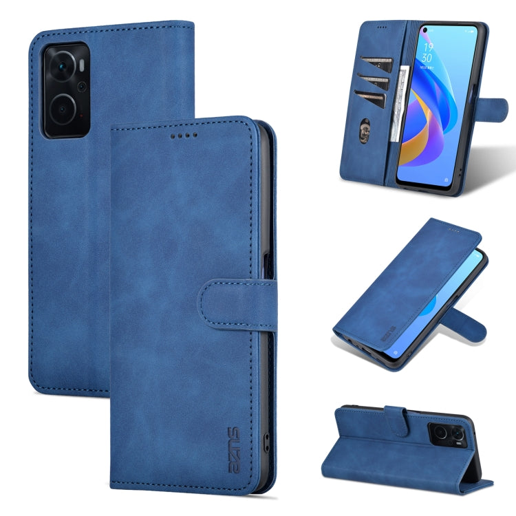 AZNS Skin Feel Calf Texture Flip Leather Phone Case, For OPPO K10 4G / A96 4G / Realme 9i