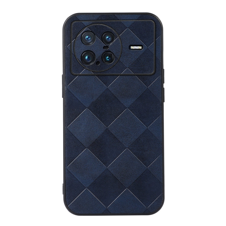 Weave Plaid PU Phone Case, For vivo X Fold Precise Hole, For vivo X Note