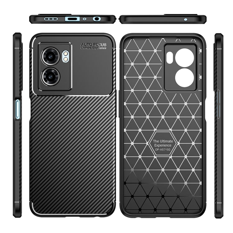 Carbon Fiber Texture Shockproof TPU Phone Case, For OPPO A57 2022, For OPPO Reno7 4G Global, For Xiaomi Black Shark 5 / 5 Pro