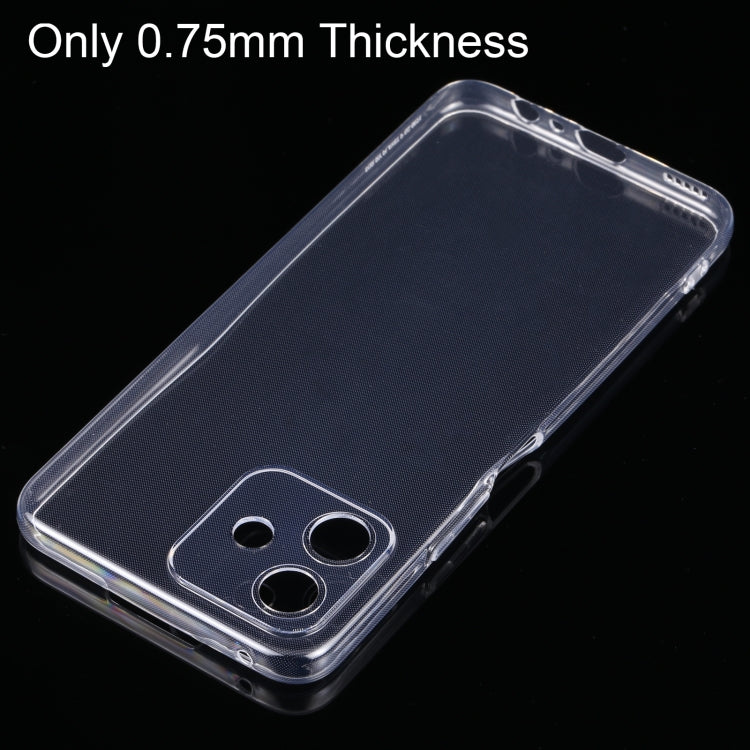 0.75mm Ultra-thin Transparent TPU Phone Case, For Honor Play6T Pro, For Samsung Galaxy M53 5G, For OPPO Realme GT Neo3, For vivo iQOO Neo6, For vivo X Note, For Xiaomi Black Shark 5, For OPPO A57 2022, For vivo X80 Pro, For Xiaomi Black Shark 5 RS