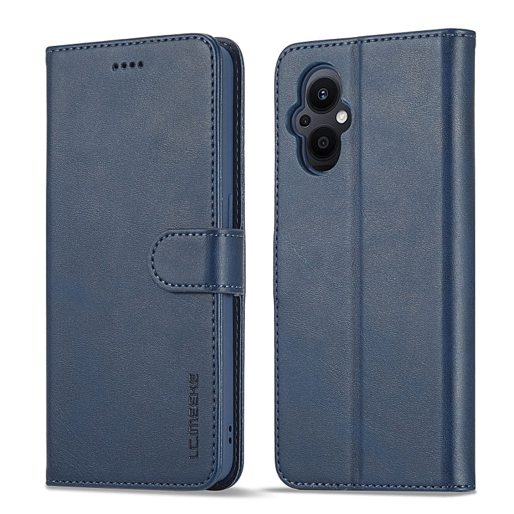 LC.IMEEKE Calf Texture Leather Phone Case, For OPPO A96 5G / Reno7 Z 5G, For OPPO Realme 9 4G/ Realme 9 Pro+