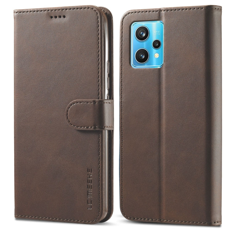 LC.IMEEKE Calf Texture Leather Phone Case, For OPPO A96 5G / Reno7 Z 5G, For OPPO Realme 9 4G/ Realme 9 Pro+