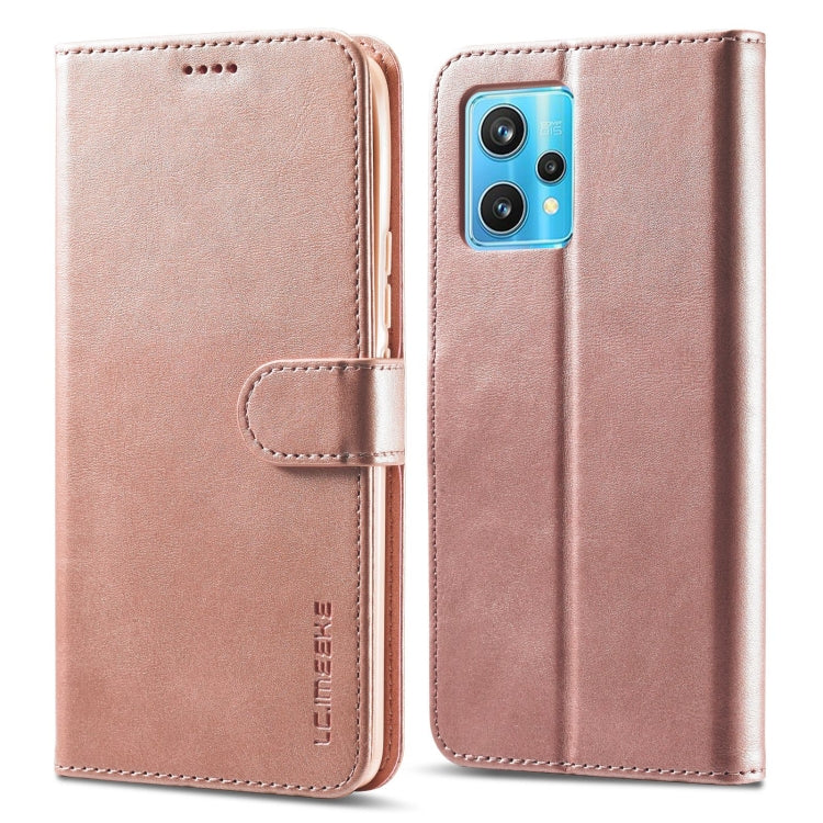 LC.IMEEKE Calf Texture Leather Phone Case, For OPPO A96 5G / Reno7 Z 5G, For OPPO Realme 9 4G/ Realme 9 Pro+