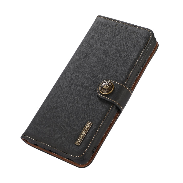 KHAZNEH Custer Genuine Leather RFID Phone Case, For OPPO Find X5, For OPPO Reno7 4G Global/F21 Pro 4G, For Samsung Galaxy M53 5G