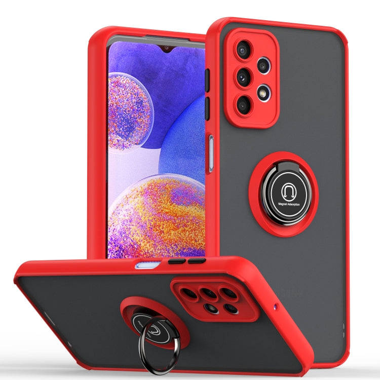 Q Shadow 1 Series TPU + PC Ring Holder Phone Case, For OPPO Realme C21Y, For Xiaomi Redmi 10C, For Samsung Galaxy A23, For OPPO Find X5 Pro