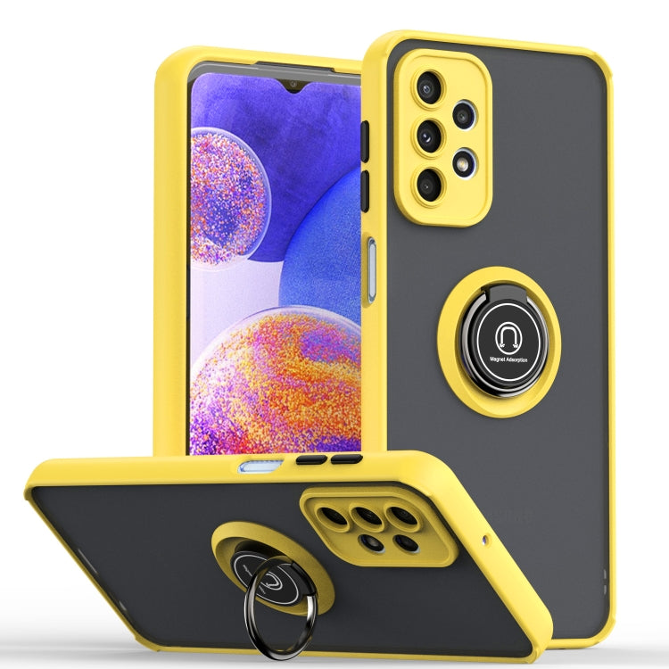 Q Shadow 1 Series TPU + PC Ring Holder Phone Case, For OPPO Realme C21Y, For Xiaomi Redmi 10C, For Samsung Galaxy A23, For OPPO Find X5 Pro