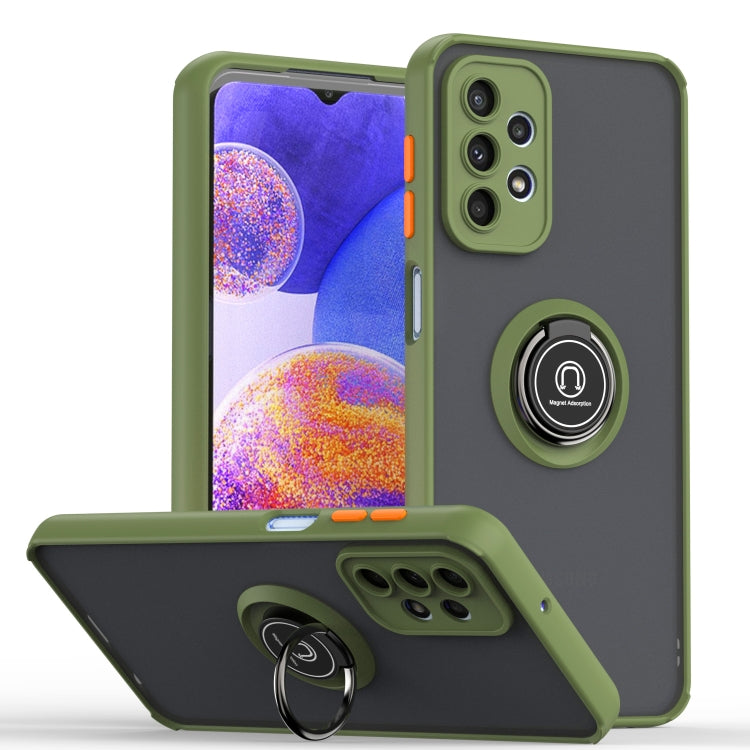 Q Shadow 1 Series TPU + PC Ring Holder Phone Case, For OPPO Realme C21Y, For Xiaomi Redmi 10C, For Samsung Galaxy A23, For OPPO Find X5 Pro