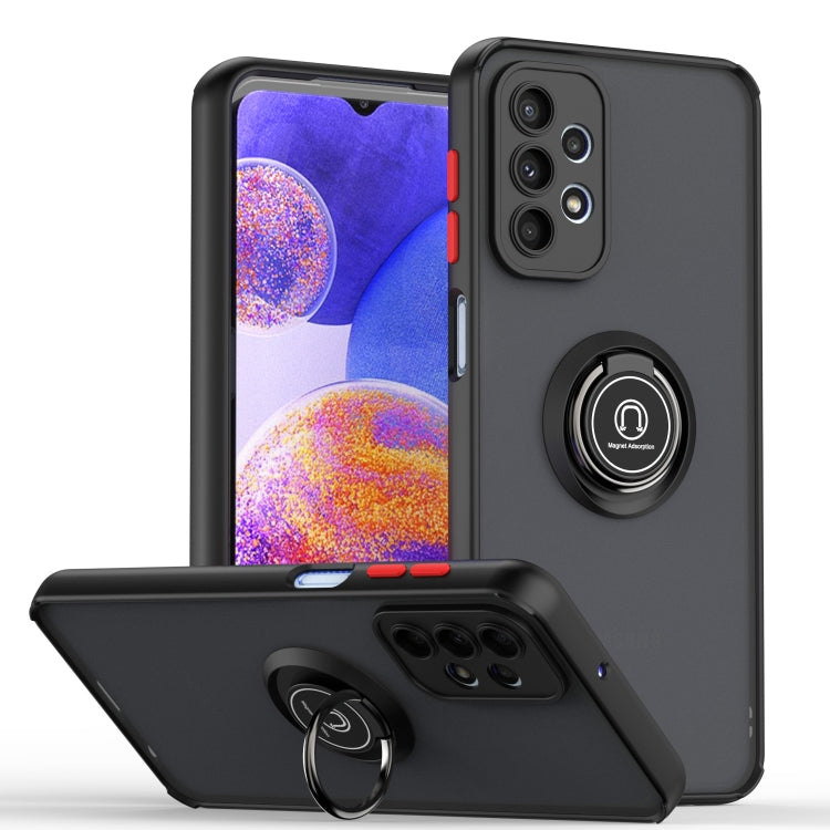 Q Shadow 1 Series TPU + PC Ring Holder Phone Case, For OPPO Realme C21Y, For Xiaomi Redmi 10C, For Samsung Galaxy A23, For OPPO Find X5 Pro