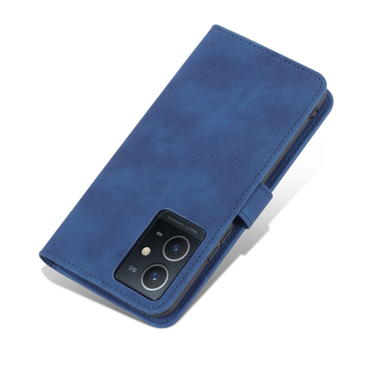 AZNS Skin Feel Calf Texture Horizontal Flip Leather Phone Case, For vivo Y33s/Y75 5G