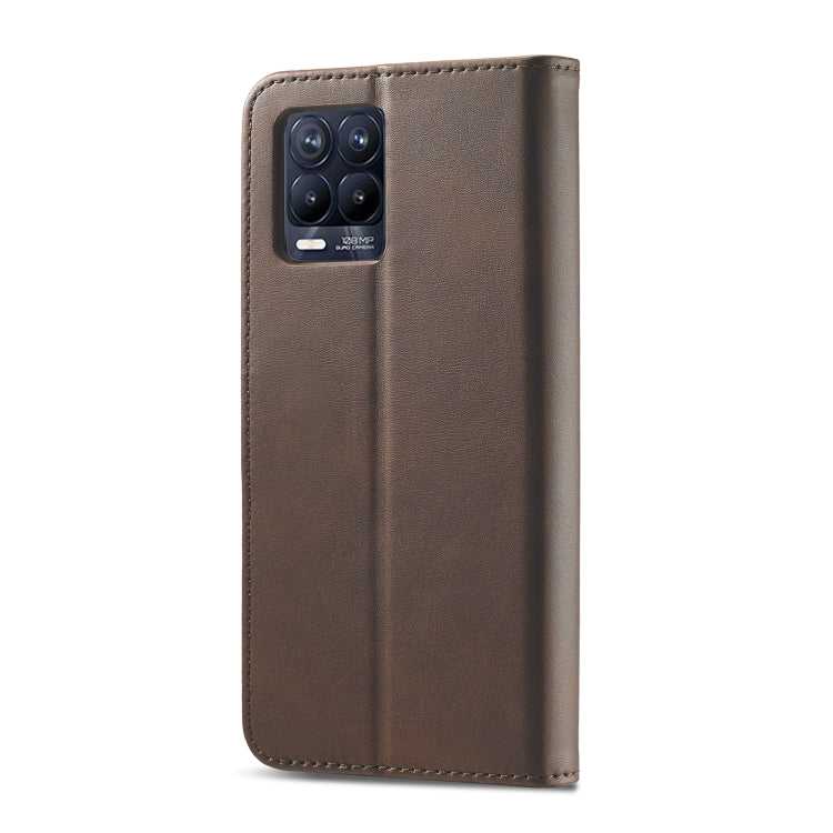 LC.IMEEKE Calf Texture Leather Phone Case, For OPPO Realme 8 5G / Realme 9 5G / Realme Q3 5G / V13 5G / Q3i 5G