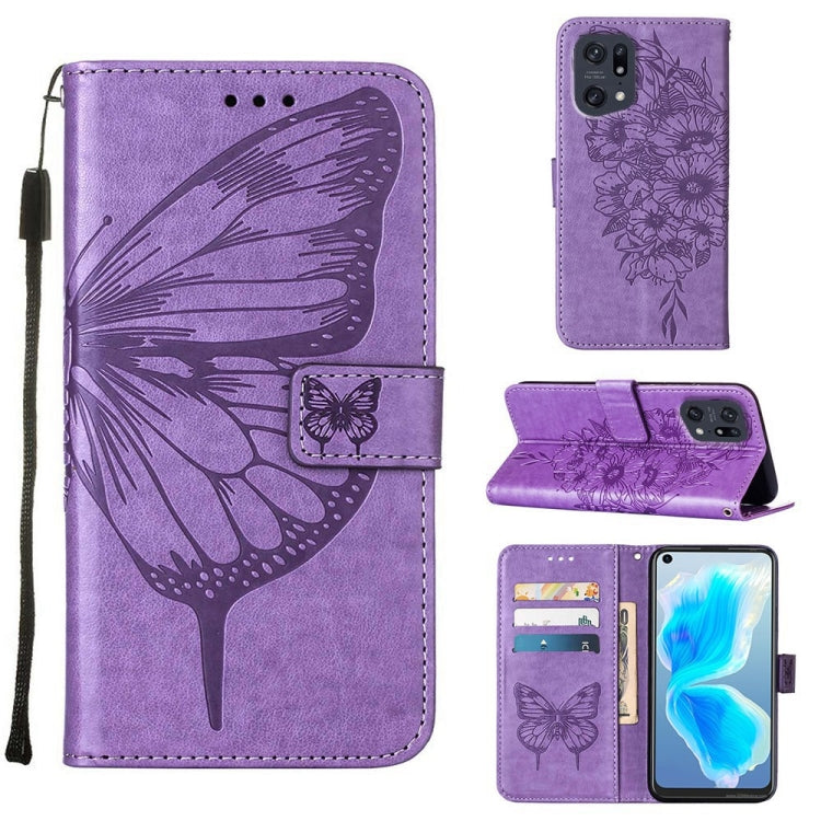 Embossed Butterfly Leather Phone Case, Series 1