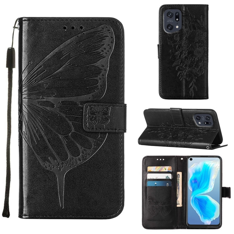 Embossed Butterfly Leather Phone Case, Series 1