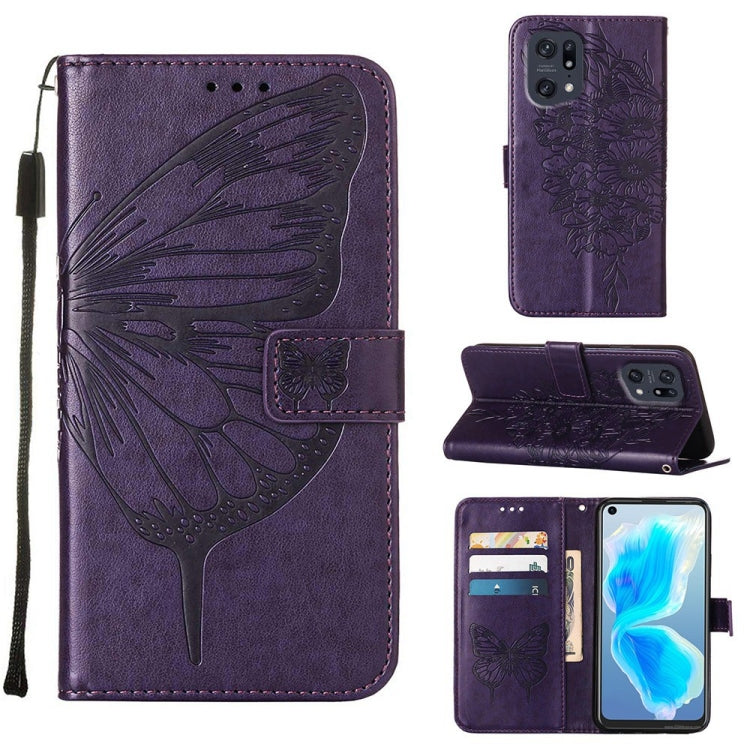 Embossed Butterfly Leather Phone Case, Series 1