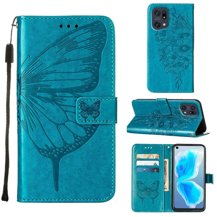 Embossed Butterfly Leather Phone Case, Series 1