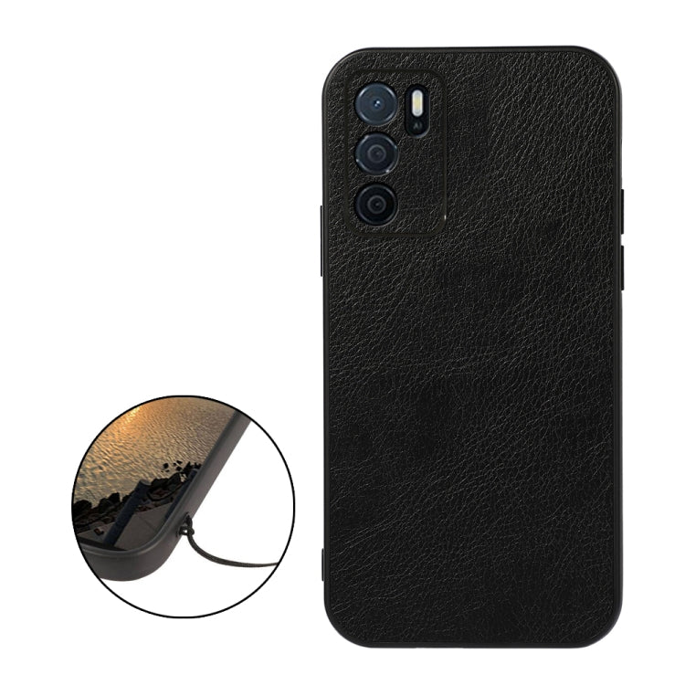 Two-color Litchi Texture PU Phone Case, For OPPO A16, For OPPO A76, For vivo X80 Pro, For Samsung Galaxy M33 5G