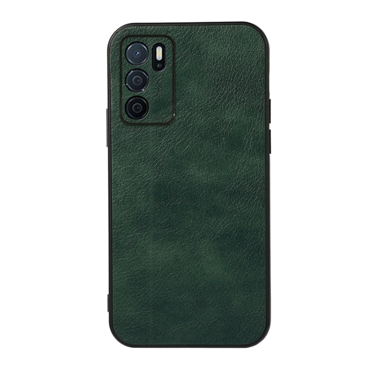 Two-color Litchi Texture PU Phone Case, For OPPO A16, For OPPO A76, For vivo X80 Pro, For Samsung Galaxy M33 5G