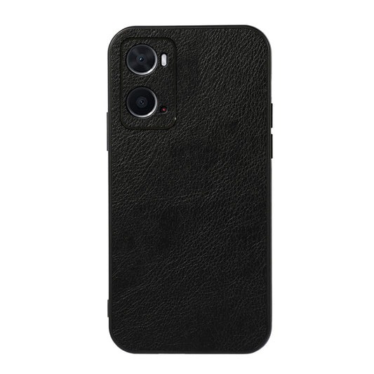 Two-color Litchi Texture PU Phone Case, For OPPO A76