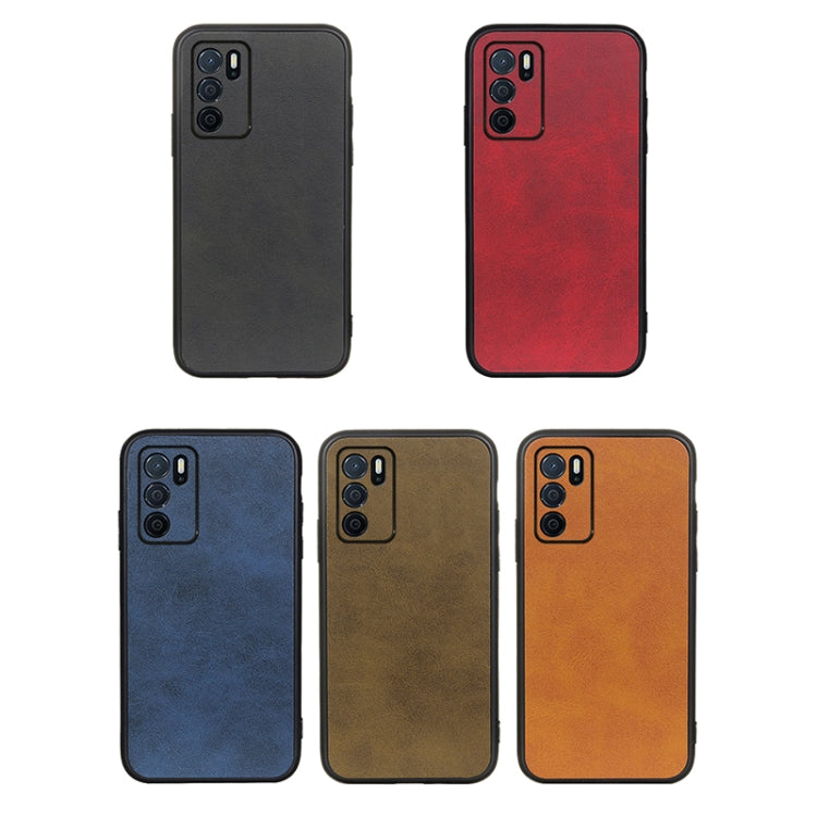 Two-color Calf Texture PU Phone Case, For OPPO A16, For OPPO A76, For vivo X80 Pro, For Samsung Galaxy M33 5G