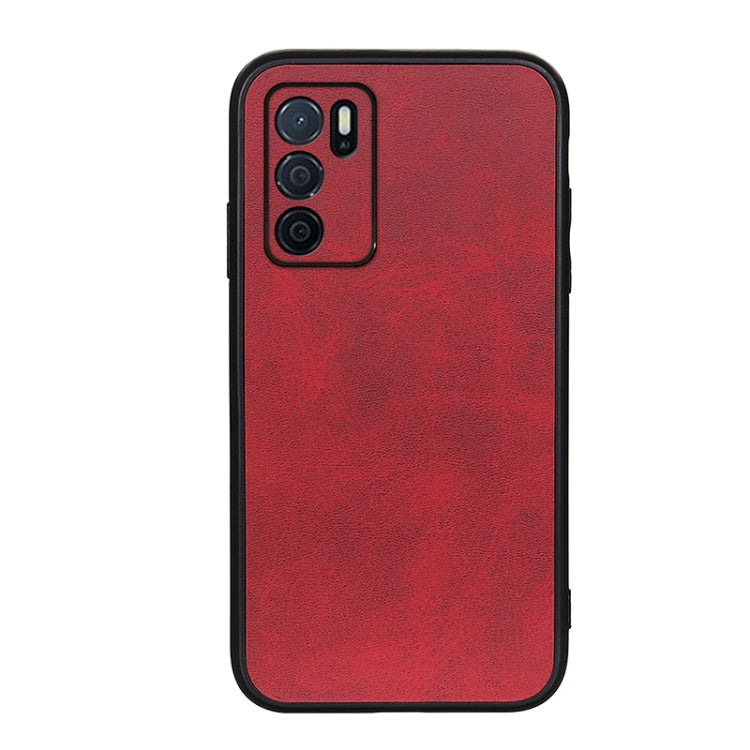 Two-color Calf Texture PU Phone Case, For OPPO A16, For OPPO A76, For vivo X80 Pro, For Samsung Galaxy M33 5G