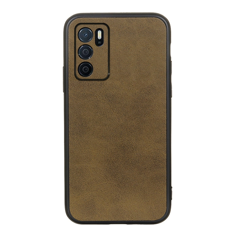 Two-color Calf Texture PU Phone Case, For OPPO A16, For OPPO A76, For vivo X80 Pro, For Samsung Galaxy M33 5G