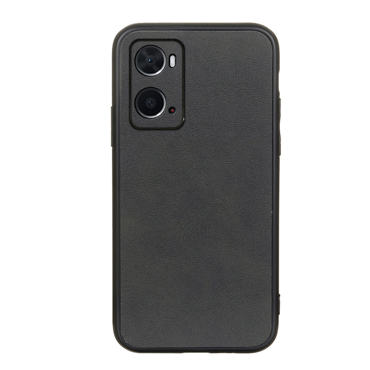 Two-color Calf Texture PU Phone Case, For OPPO A76