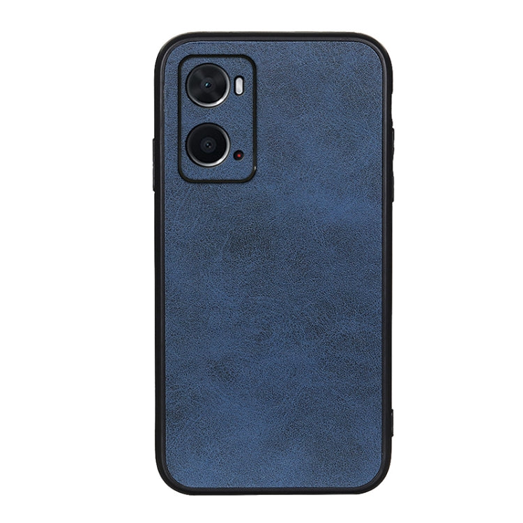 Two-color Calf Texture PU Phone Case, For OPPO A76