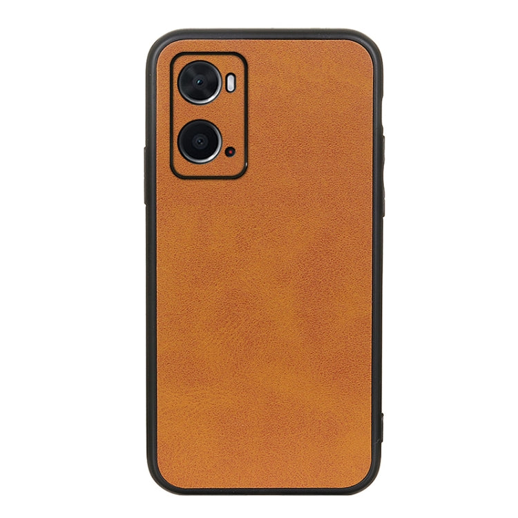 Two-color Calf Texture PU Phone Case, For OPPO A76