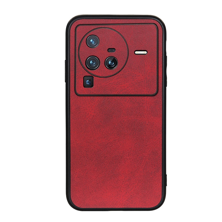 Two-color Calf Texture PU Phone Case, For OPPO A16, For OPPO A76, For vivo X80 Pro, For Samsung Galaxy M33 5G