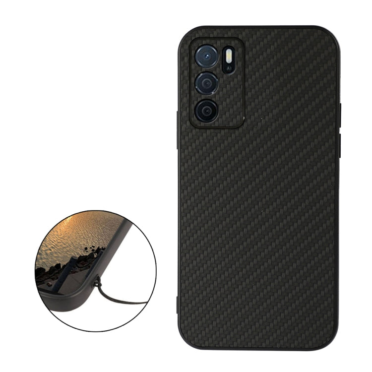 Carbon Fiber Texture Shockproof Case, For OPPO A16, For OPPO A76, For vivo X80 Pro, For Samsung Galaxy M33 5G