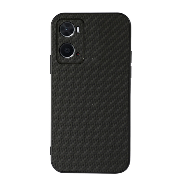 Carbon Fiber Texture Shockproof Case, For OPPO A76