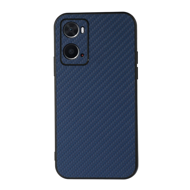 Carbon Fiber Texture Shockproof Case, For OPPO A76
