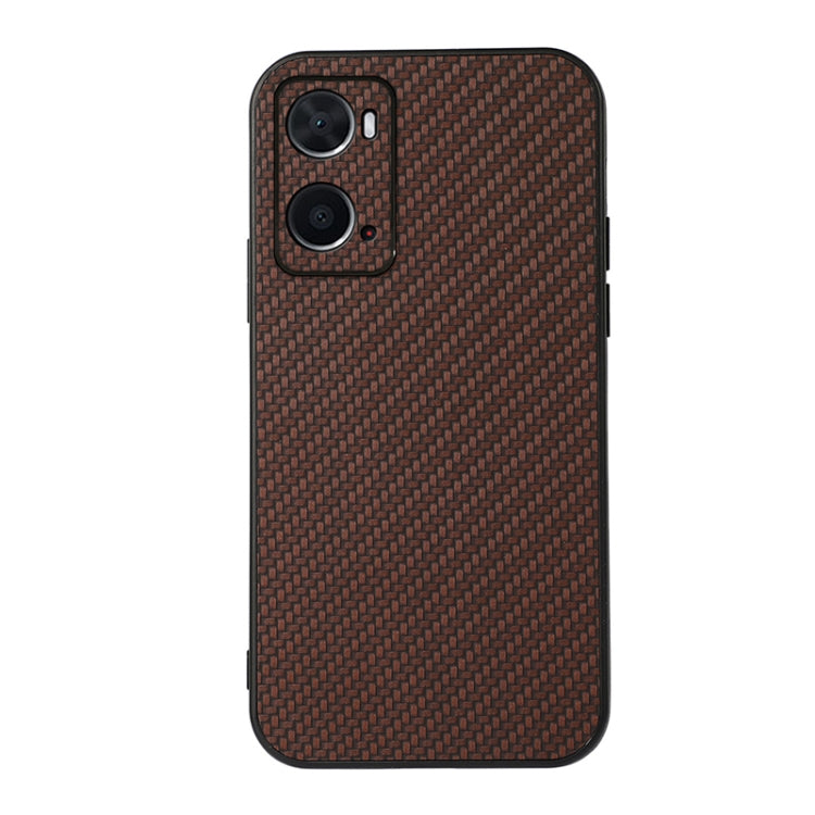Carbon Fiber Texture Shockproof Case, For OPPO A76
