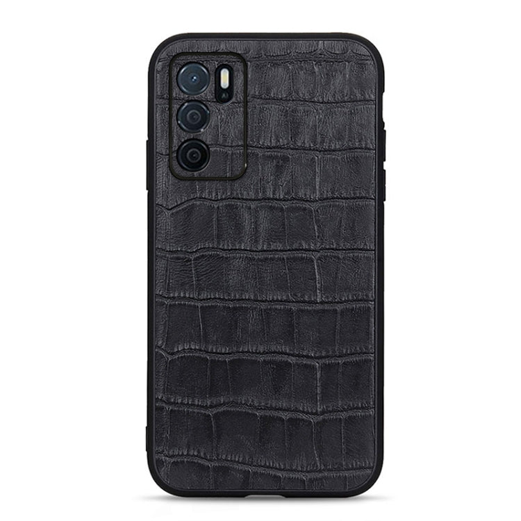 Crocodile Texture Genuine Leather Phone Case, For OPPO A16, For OPPO A76, For vivo X80 Pro, For Samsung Galaxy M33 5G