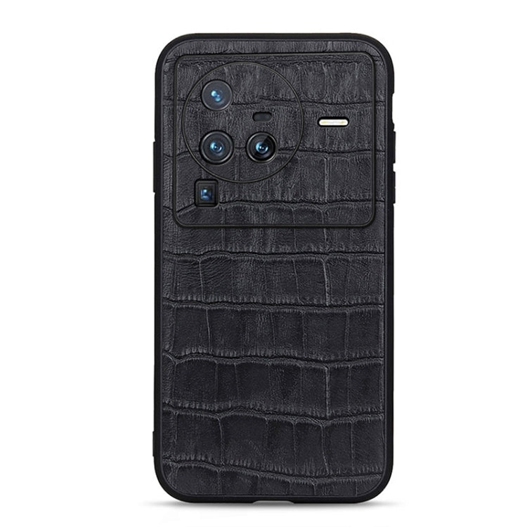 Crocodile Texture Genuine Leather Phone Case, For OPPO A16, For OPPO A76, For vivo X80 Pro, For Samsung Galaxy M33 5G