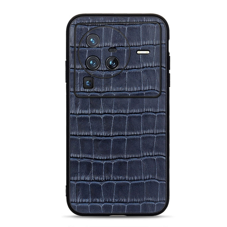 Crocodile Texture Genuine Leather Phone Case, For OPPO A16, For OPPO A76, For vivo X80 Pro, For Samsung Galaxy M33 5G