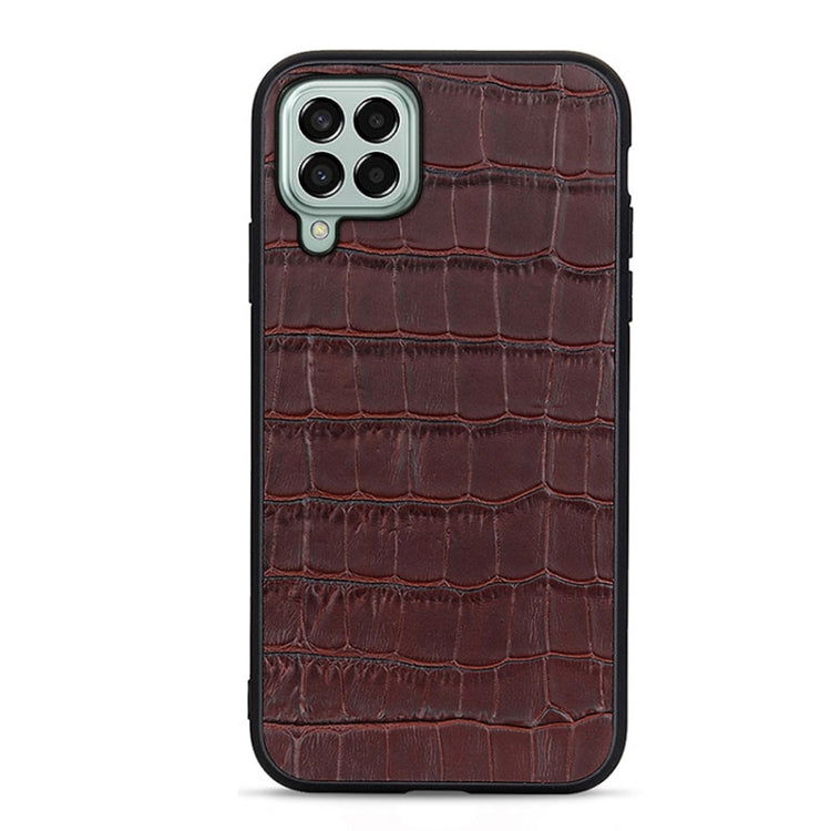 Crocodile Texture Genuine Leather Phone Case, For OPPO A16, For OPPO A76, For vivo X80 Pro, For Samsung Galaxy M33 5G