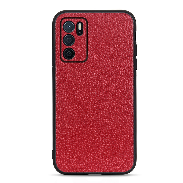 Litchi Texture Genuine Leather Phone Case, For OPPO A16, For OPPO A76, For vivo X80 Pro, For Samsung Galaxy M33 5G