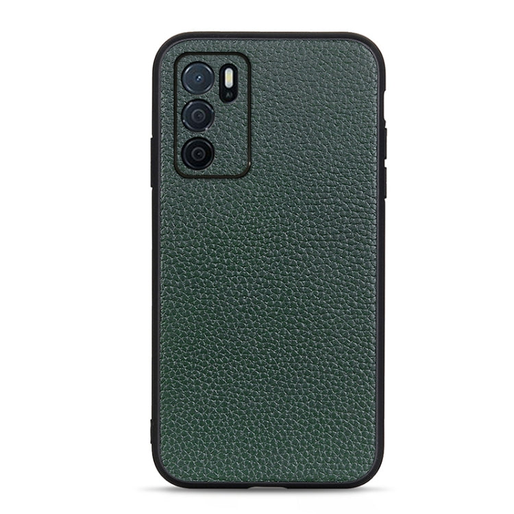 Litchi Texture Genuine Leather Phone Case, For OPPO A16, For OPPO A76, For vivo X80 Pro, For Samsung Galaxy M33 5G