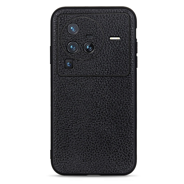 Litchi Texture Genuine Leather Phone Case, For OPPO A16, For OPPO A76, For vivo X80 Pro, For Samsung Galaxy M33 5G