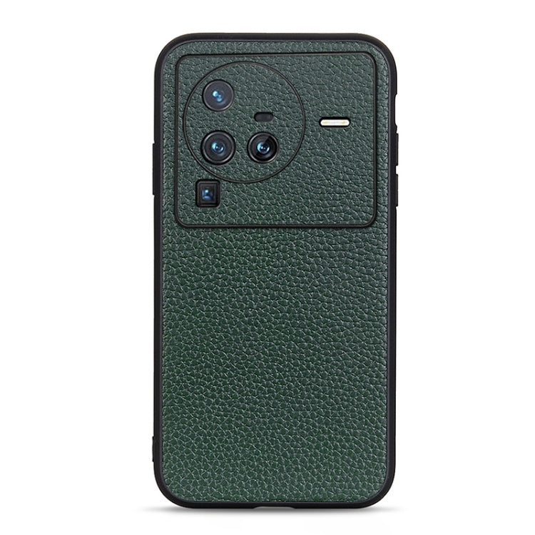 Litchi Texture Genuine Leather Phone Case, For OPPO A16, For OPPO A76, For vivo X80 Pro, For Samsung Galaxy M33 5G