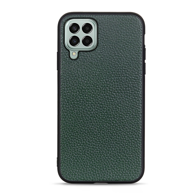 Litchi Texture Genuine Leather Phone Case, For OPPO A16, For OPPO A76, For vivo X80 Pro, For Samsung Galaxy M33 5G