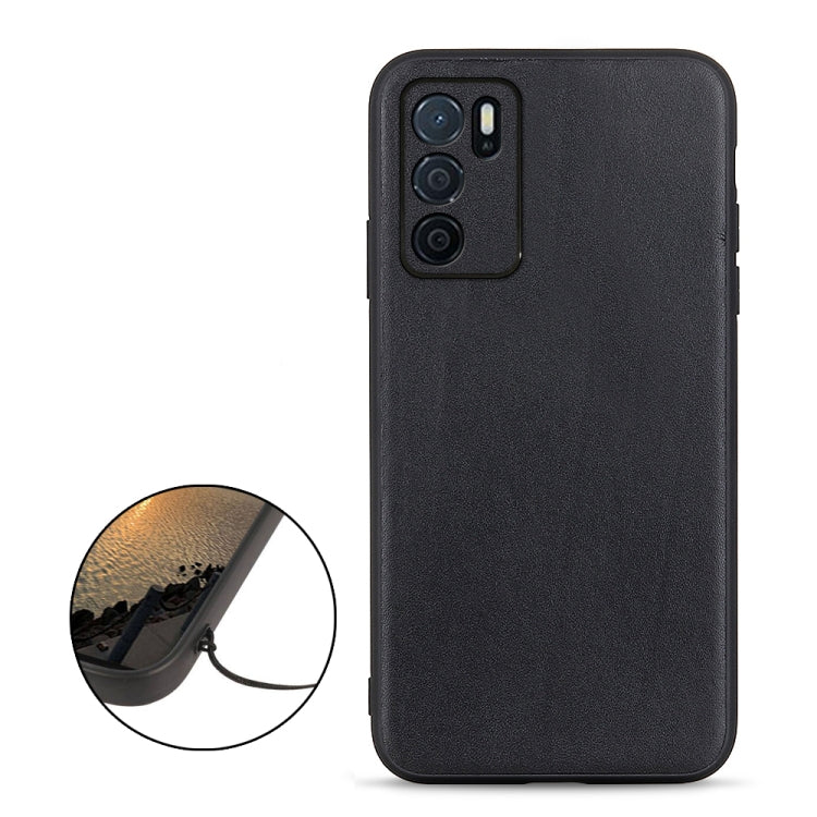 Lambskin Texture Genuine Leather Phone Case, For OPPO A16, For OPPO A76, For vivo X80 Pro, For Samsung Galaxy M33 5G