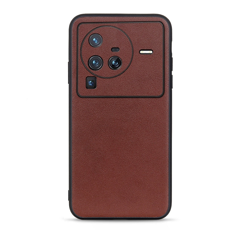 Lambskin Texture Genuine Leather Phone Case, For OPPO A16, For OPPO A76, For vivo X80 Pro, For Samsung Galaxy M33 5G