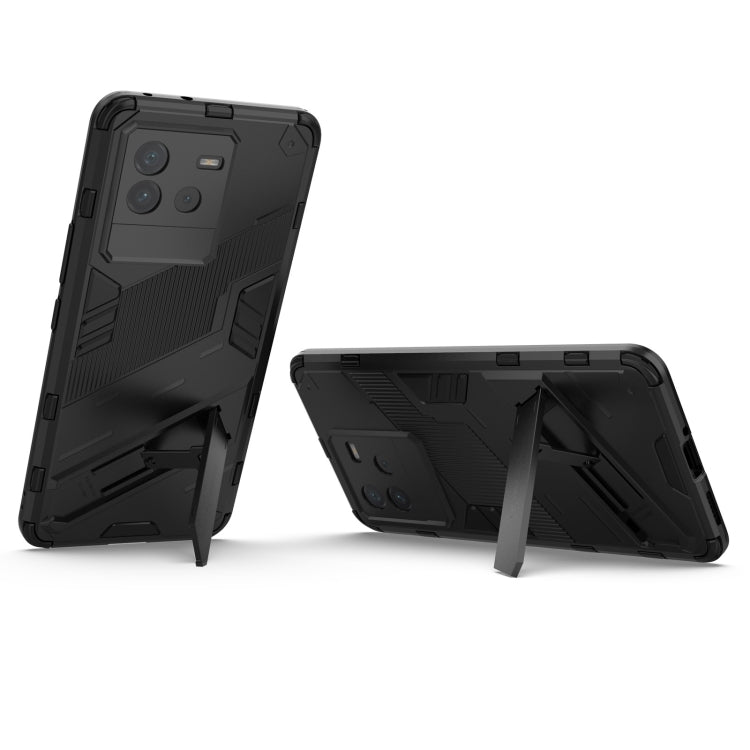 Punk Armor PC + TPU Phone Case with Holder, For vivo iQOO Neo6 5G