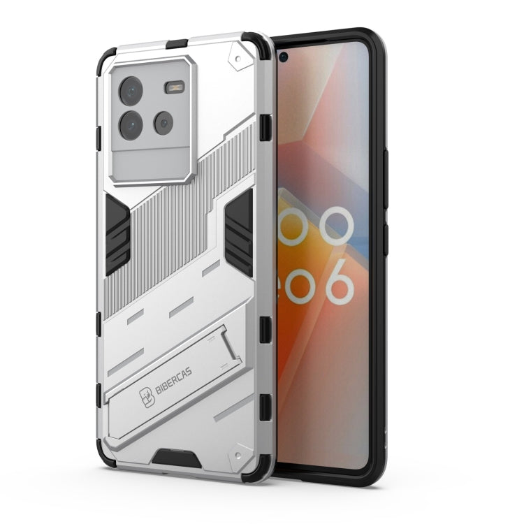 Punk Armor PC + TPU Phone Case with Holder, For vivo iQOO Neo6 5G