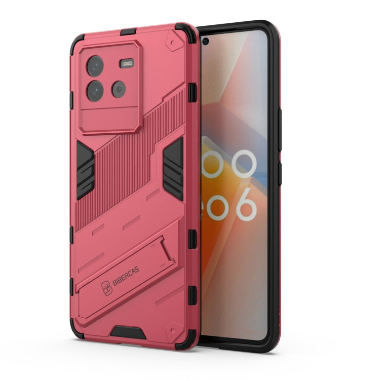 Punk Armor PC + TPU Phone Case with Holder, For vivo iQOO Neo6 5G