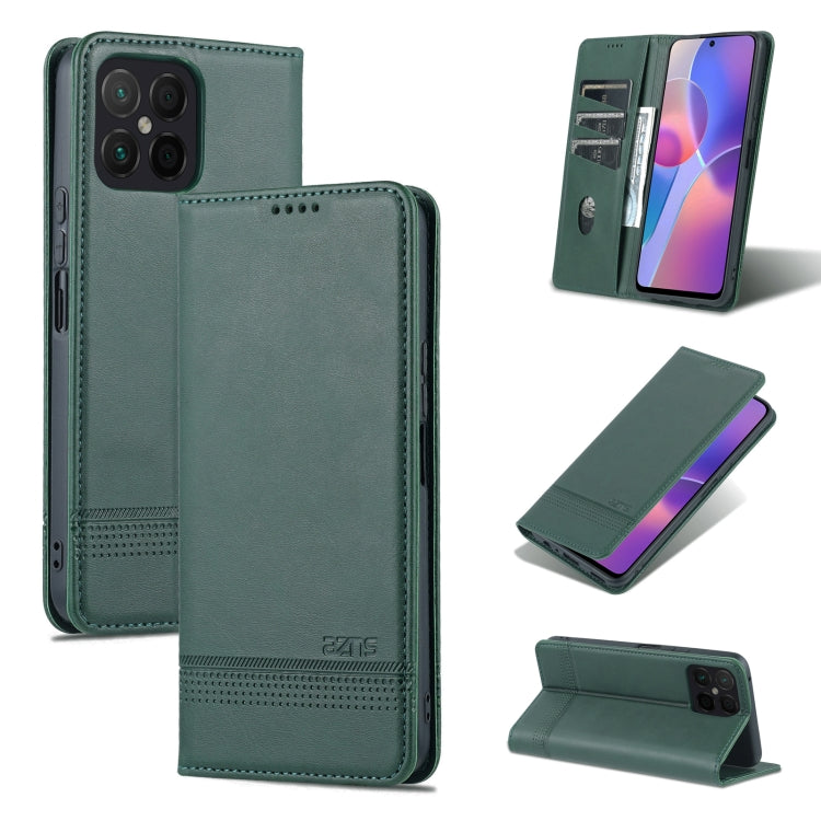 AZNS Magnetic Calf Texture Flip Leather Phone Case