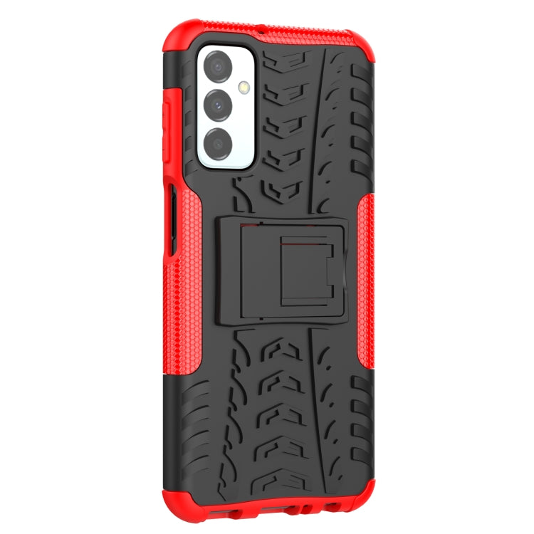 Tire Texture TPU + PC Phone Case with Holder, For Samsung Galaxy M23 / F23 5G, For Nokia G21 4G