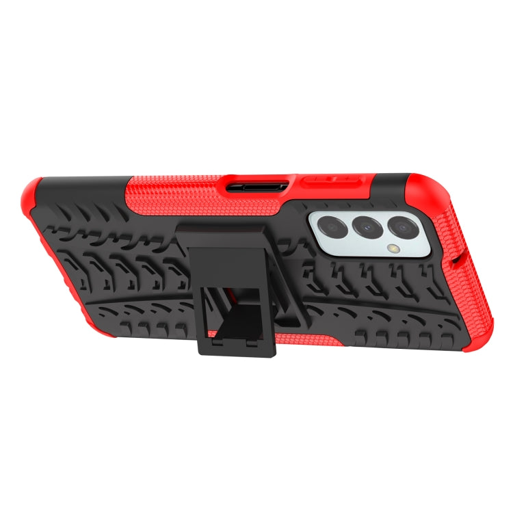 Tire Texture TPU + PC Phone Case with Holder, For Samsung Galaxy M23 / F23 5G, For Nokia G21 4G